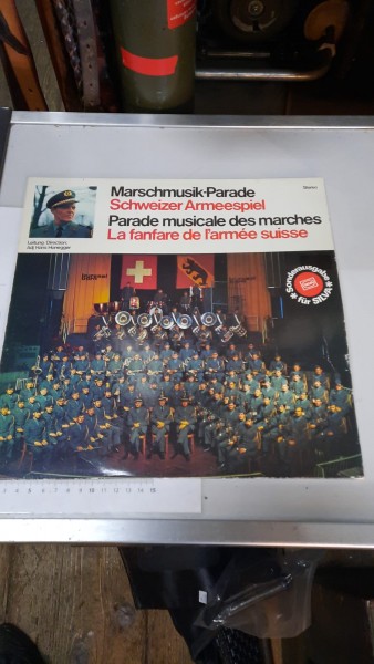 Schallplatte CH-Armee Marschmusik Parade