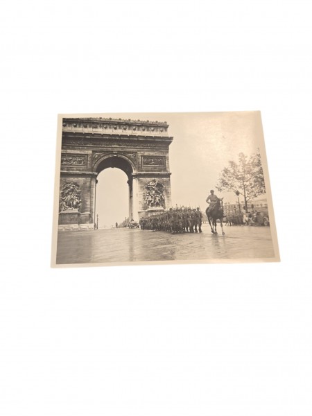 Original Bild Paris SS Polizei Division 24x18cm