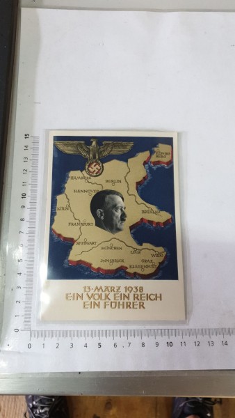 Postkarte Adolf Hitler 1938