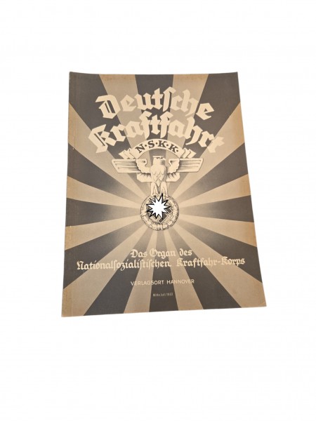 Deutsche Kraftfahrt, Zeitschrift des NSKK Mitte Juli 1937