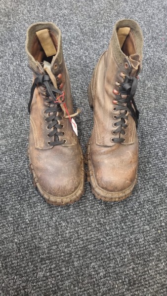 Selten Wehrmacht Gebirgsjäger Schuhe Guter Zustand