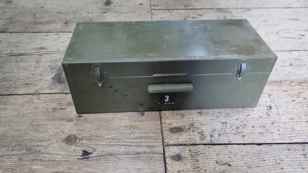 CH-Armee Blech Kiste Länge 36x14,5cm