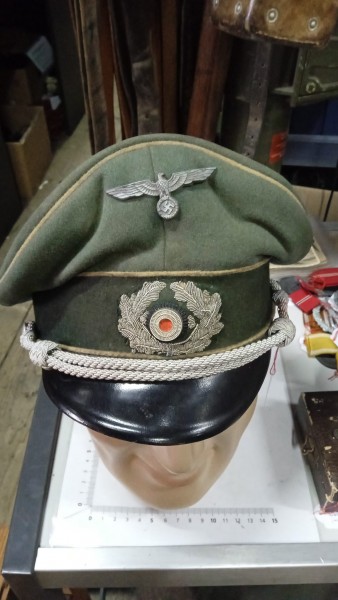 Original Wehrmacht Offiziersmütze