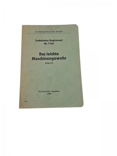 CH-Armee technisches Reglement Das leichte Maschinengewehr Lmg 25