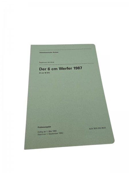 Der 6cm Werfer 1987