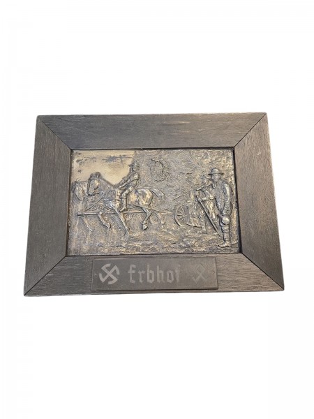 Erbhof Wand Relev eine gabe der NS ca.41x30cm