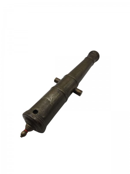 Modell Kanonen Rohr Alt Bronze Schussbar 26 cm lang