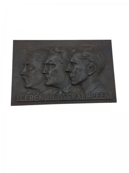 Guss Plakette 15x10cm