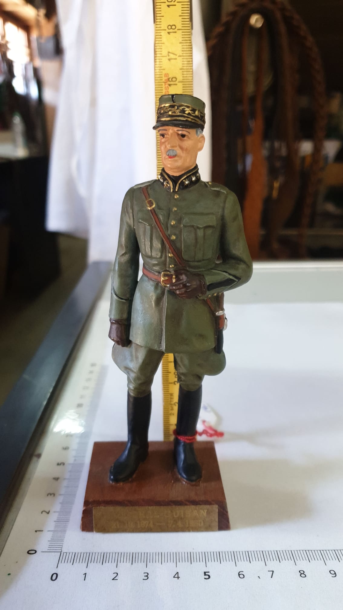 General Guisan Elastolin höhe 15cm Zubehör Schweizer Armee