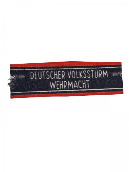 Volkssturm Armbinde Stark benutz