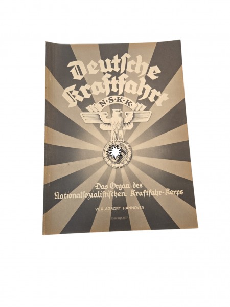 Deutsche Kraftfahrt, Zeitschrift des NSKK Ende Sep.1937