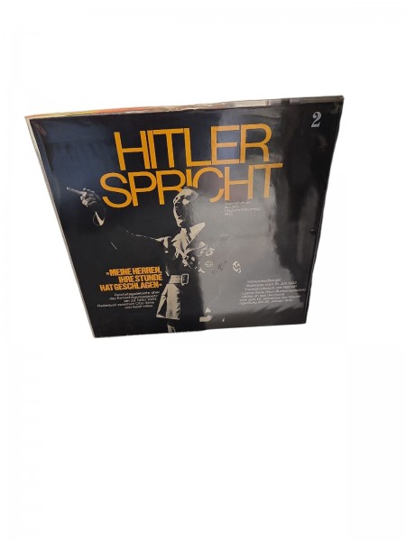 Hitler Spricht Live Aufnahme 1933 Schallplatte
