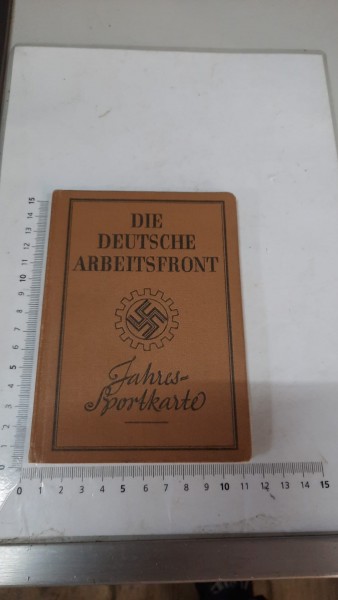Sparkarte Die deutsche Arbeiterfront 3.Reich