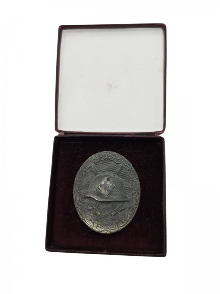 Original Verwundete Auszeichnung Silber+ Original schachtel
