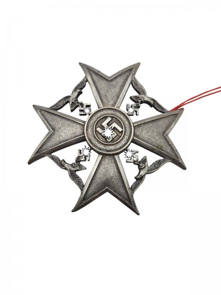 Original Luftwaffen Spanienkreuz ohne Schwerter Silber