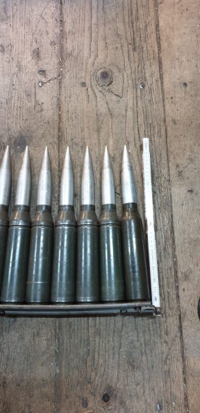 Öerlikan Ladestreifen mit 7 Geschossen 35mm