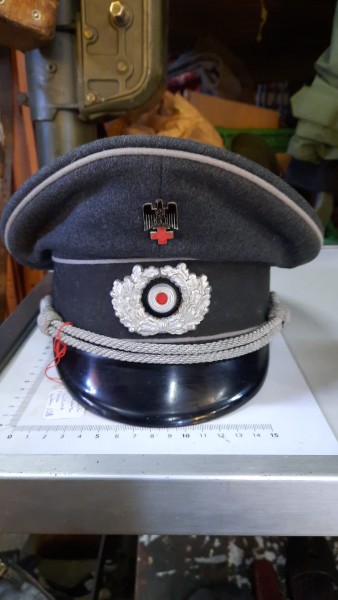 Original Rotkreuz Offiziersmütze selten