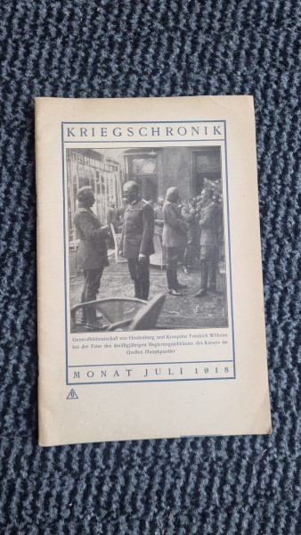 CH Kriegschronik Heft 1918