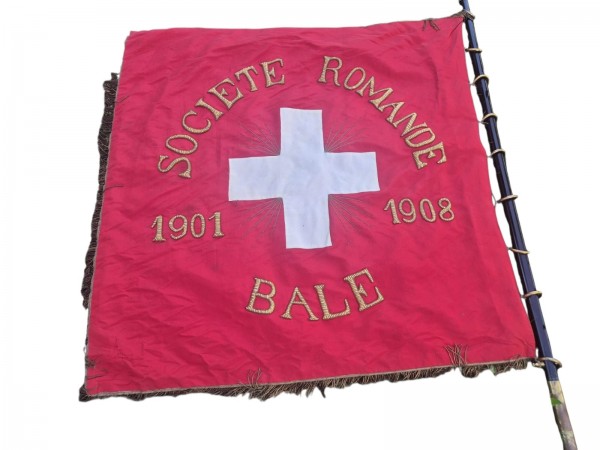 CH-1901 bis 1908 Fahne Komplett