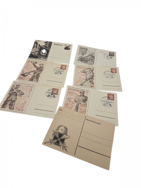 Konvolut 7 Post Karte 3.Reich