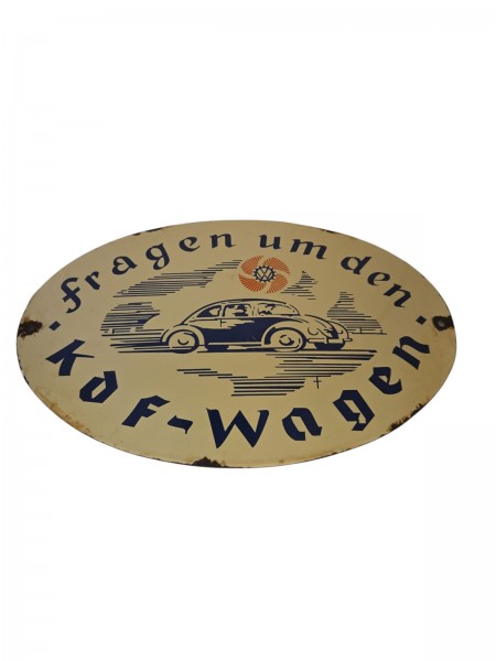 Email Schild KDF VW Wagen ca. 30x20cm