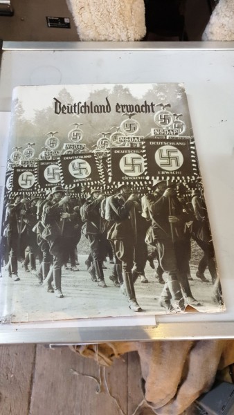 Orginal NSDAP Buch und Umschlag Aufmarsch in Nürmberg