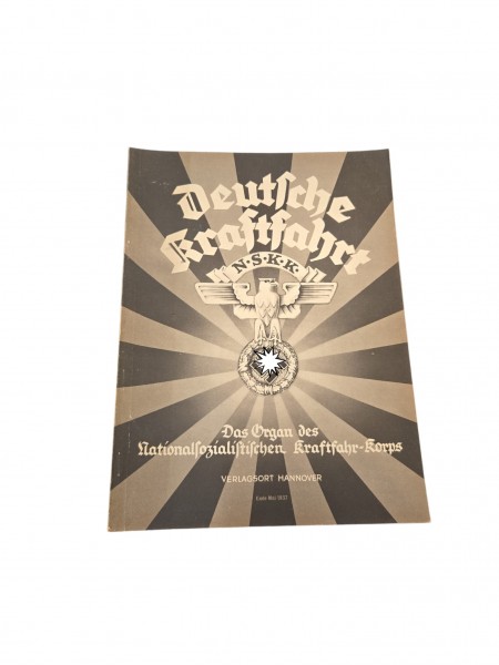 Deutsche Kraftfahrt, Zeitschrift des NSKK Ende Mai 1937