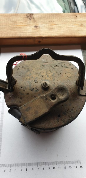 Munitionstrommel zu MG 42/34 Tarnfarbig nummeriert