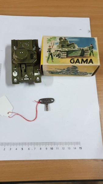 Gamma Panzer mit Schachtel unbespielt