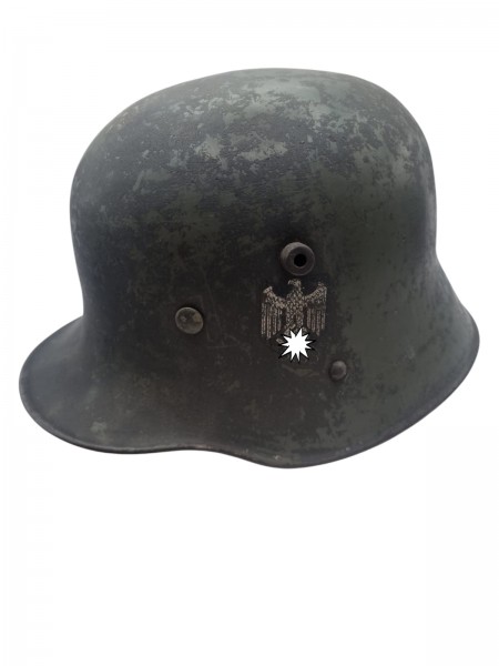 Original 1.Wk Helm wurde von der Wehrmacht verwendet