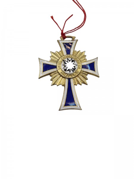 Original Mutterkreuz in Gold Beschädigt