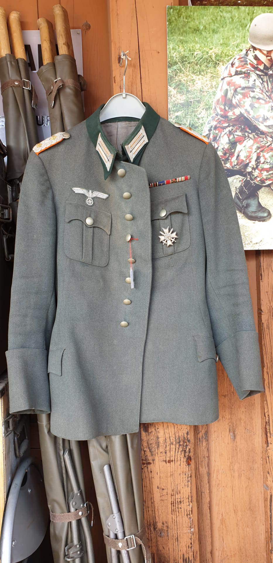 Orginal Wehrmachts Major Ersatzheer mit Ehrenspange und Verdienstkreuz