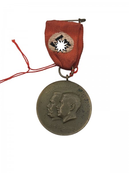 Original Hindenburg Hitler Medaille selten