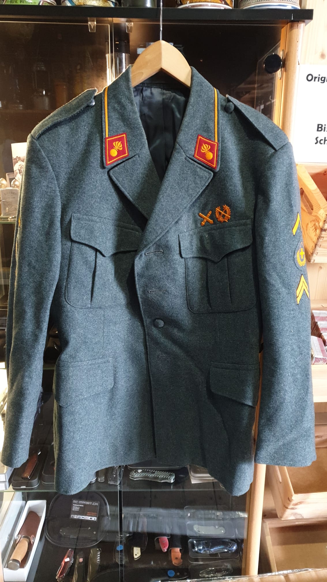 Ausgangsjacke Adjutant Unteroffizier CHArmee 61 Infantrie Bekleidung