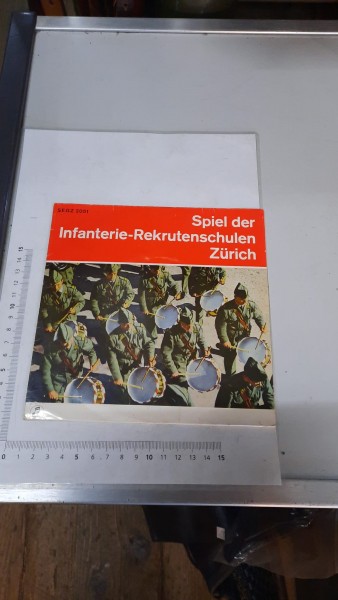 Single Schallplatte CH-Armee Spiel der Infanterie-Rekrutenschule