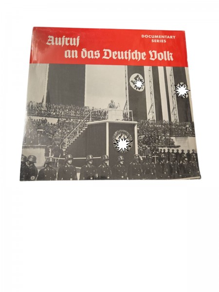 Aufruf an das Deutsche Volk Schallplatte
