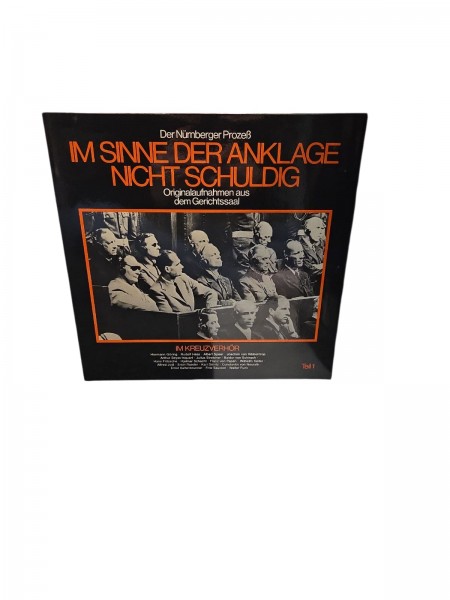 Im sinne der anklage nicht schuldig Original Aufnahmen Schallplatte teil 1