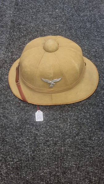 Afrika Korps Luftwaffen Helm Top Zustand Gr. 60