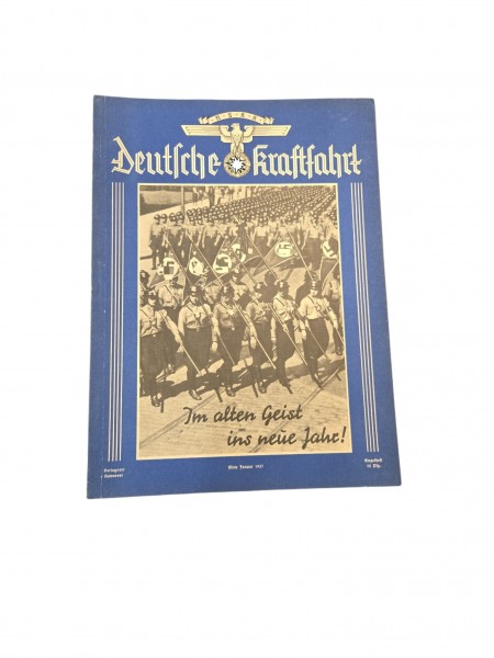 Deutsche Kraftfahrt, Zeitschrift des NSKK Mitte Januar 1937