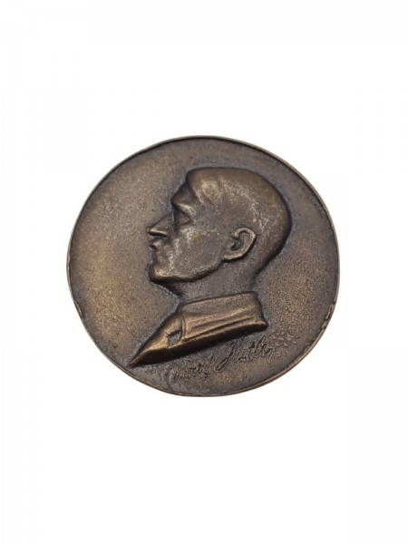 A.Hitler Medaille Signiert Durchmesser 5cm