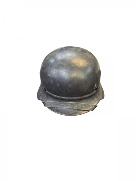 Original Kradfahrer Helm für Luftschutz benutzt