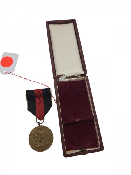 Original Medaille in Etuie Wiederanschluss Österreich