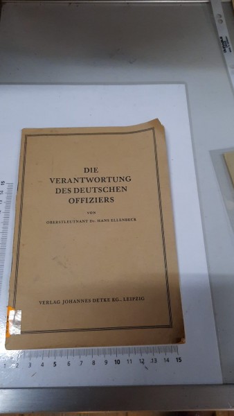Rglement Die Verantwortung des Deutschen Offiziers