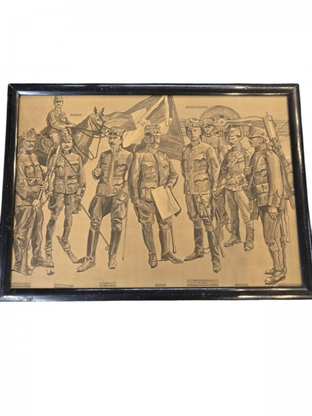 CH-Armee Bild Selten 51x38cm