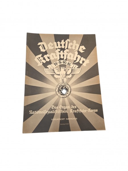 Deutsche Kraftfahrt, Zeitschrift des NSKK Ende April 1937