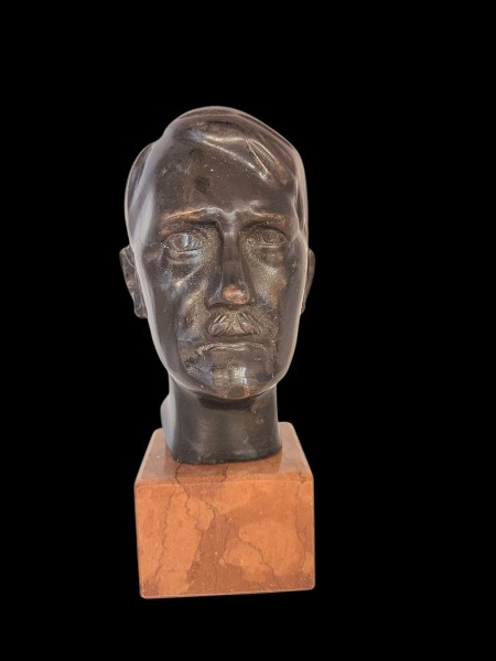 A.Hitler Büste Bronze 19cm hoch