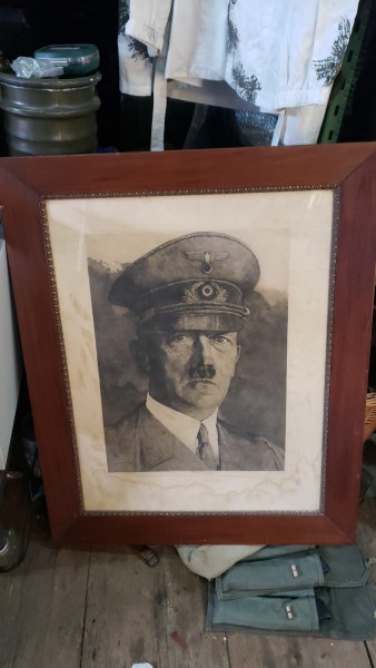Original Adolf Hitler Bild 80x68cm