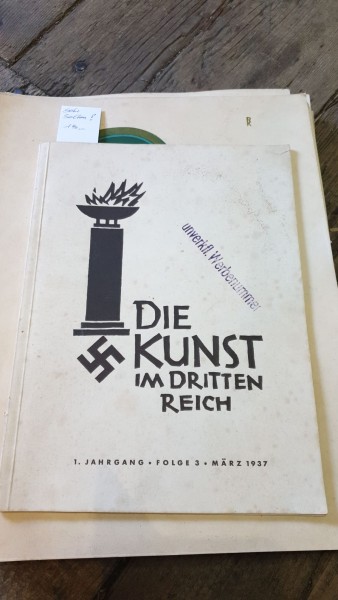 Die Kunst im Dritten Reich (sehr selten)