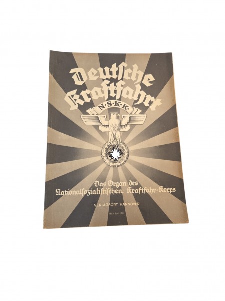 Deutsche Kraftfahrt, Zeitschrift des NSKK Mitte Juni 1937