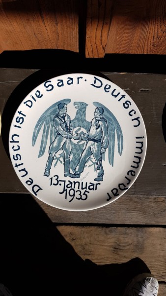 Deutsch ist die Saar - Zierteller